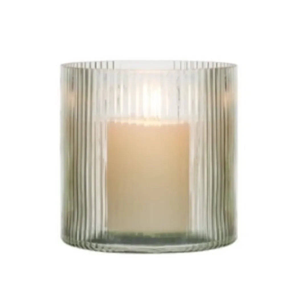 Better Homes & Gardens Elegant Glass Candle Holder - Green